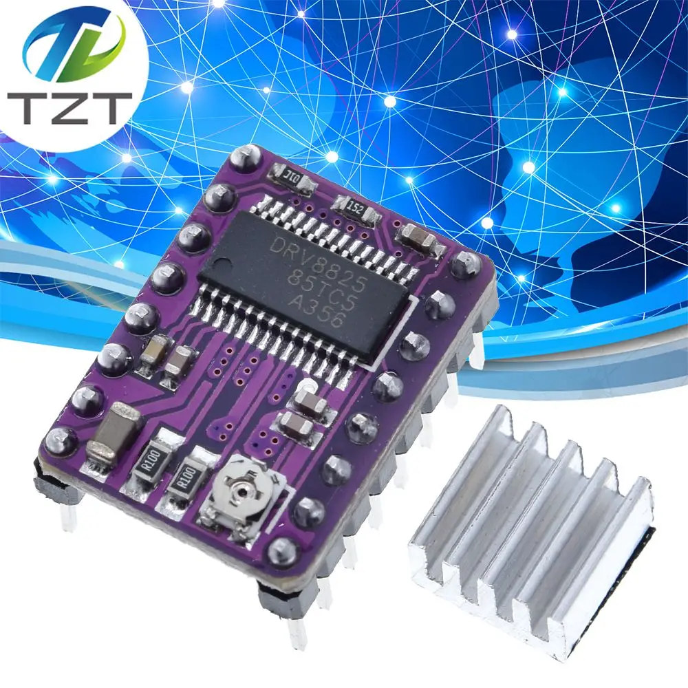 TZT 3d Printer Parts 1/3PCS 3D Printer Stepstick Drv8825