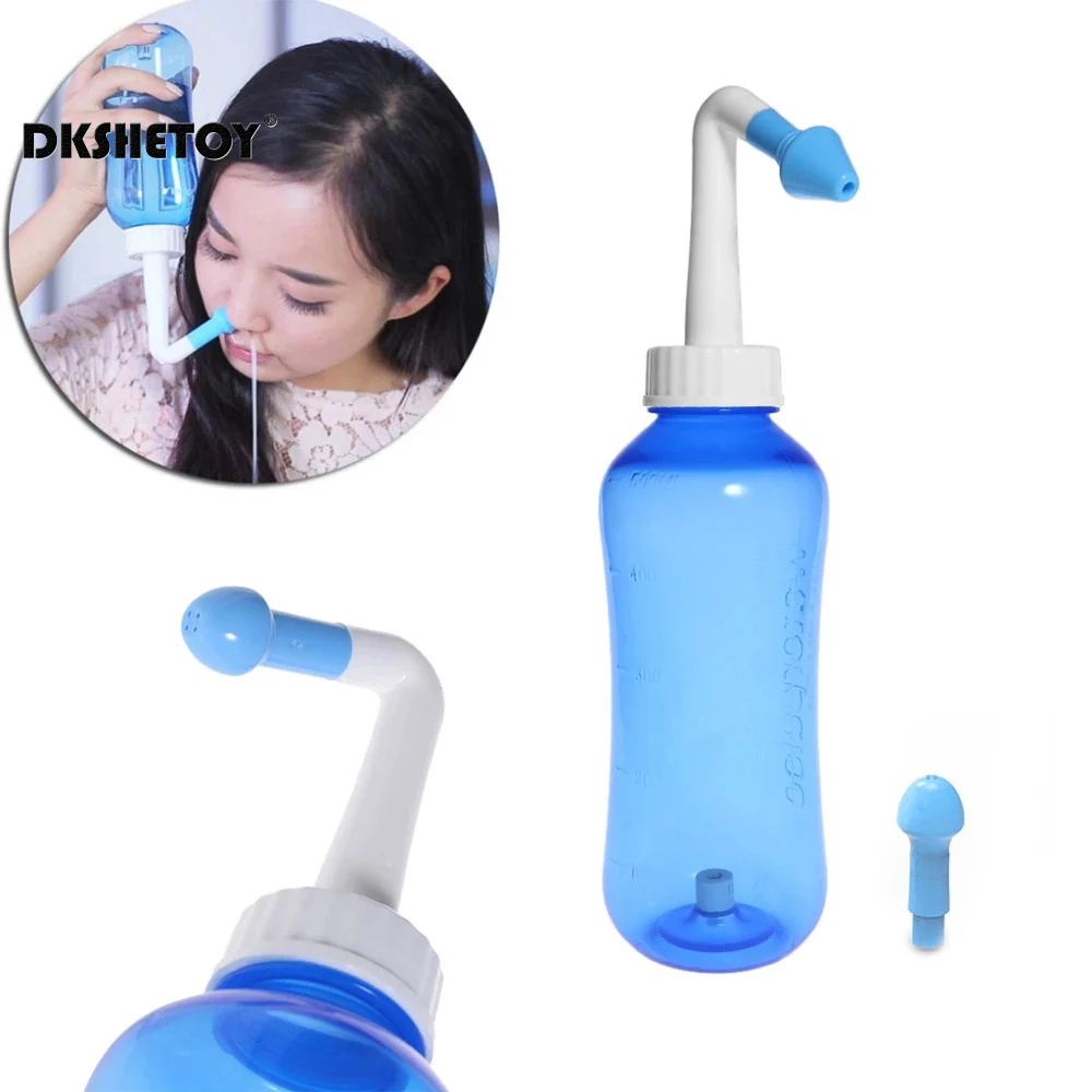 300/500ml Nasenspülflaschen für Erwachsene und Kinder – Nasenschutz, Rhinitis-Nasenspüler, vermeidet allergische Rhinitis, Neti Pot – Detail 2