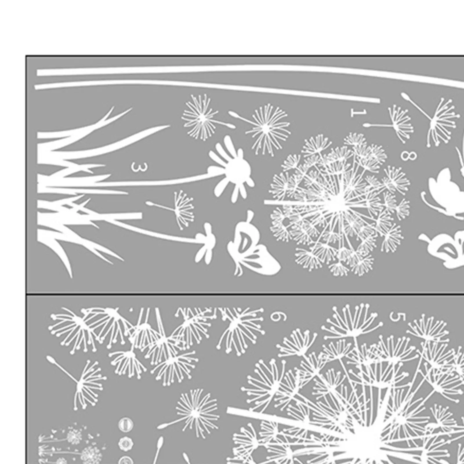 DIY White Dandelion Wall Sticker Decals Waterproof Decorative Peel and Paste Butterflies Flying for Sofa Backdrop Accessory DIY White Dandelion Wall Sticker Decals Waterproof Decorative Peel and Paste Butterflies Flying for Sofa Backdrop Accessory