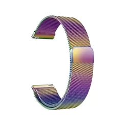 Elegant Milanese Loop Metal Strap Bracelet - 22mm (Colours)