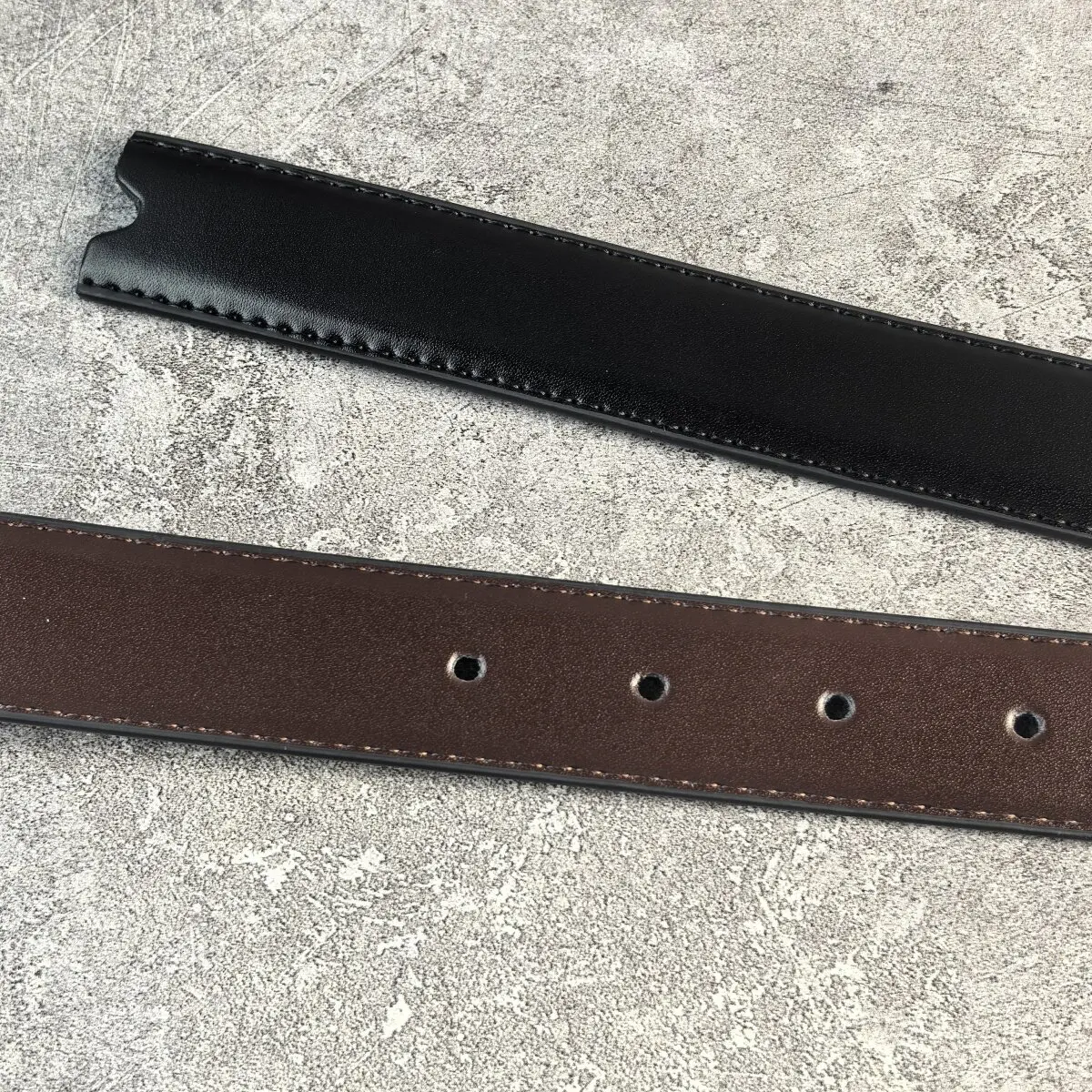 Headless belt strip 2.8cm wide needle buckle perforated genuine leather cowhide men's waist belt without head belt with body