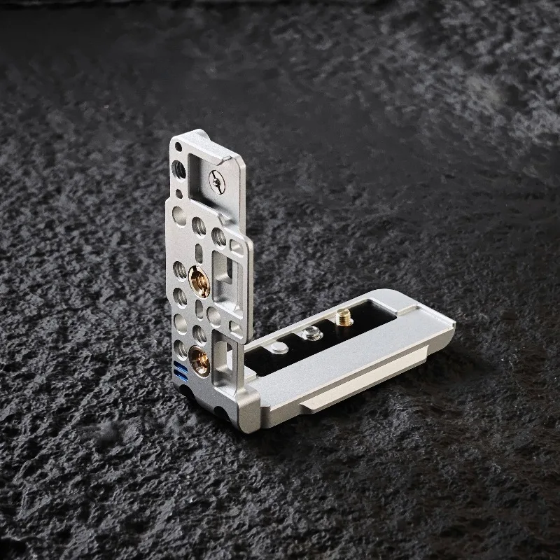 Hasselblad 907X 50C 100C 카메라 케이지용 손잡이가 있는 나무 그립 L-브래킷 플레이트