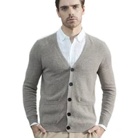 LONGMING Cardigans Men's Knitted Sweaters Cardigan Cashmere Coats 100% Merino Wool Thick Knit Jacket Winter Autumn Male Clothing 2