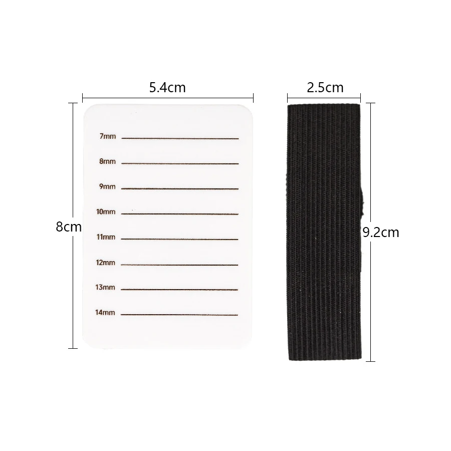 Eyelash Extension Organizer Pallet False Lash Stand Tile Palette Eyelash Holder with Belt Graft  Acrylic Lash Scale Tools