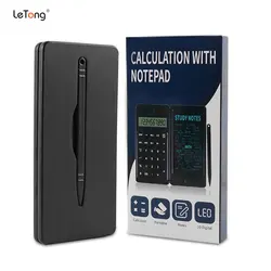 Creative 6.5 - inch LCD Writing Tablet with Built - In Calculator - Digital Drawing and Handwriting Pad (Black)