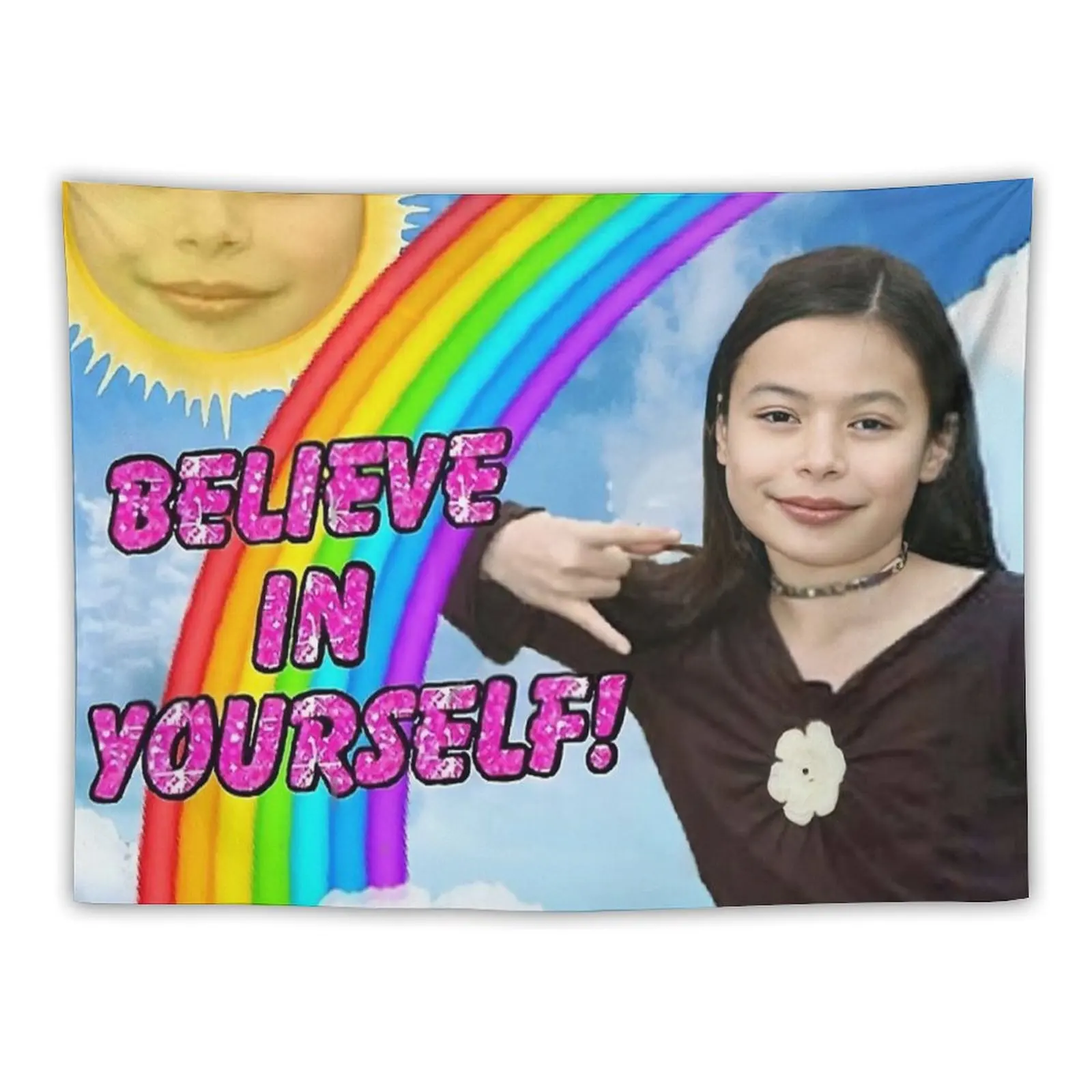 

Believe in yourself Miranda Believe in yourself Tapestry Decorative Paintings Room Aesthetic Tapestry