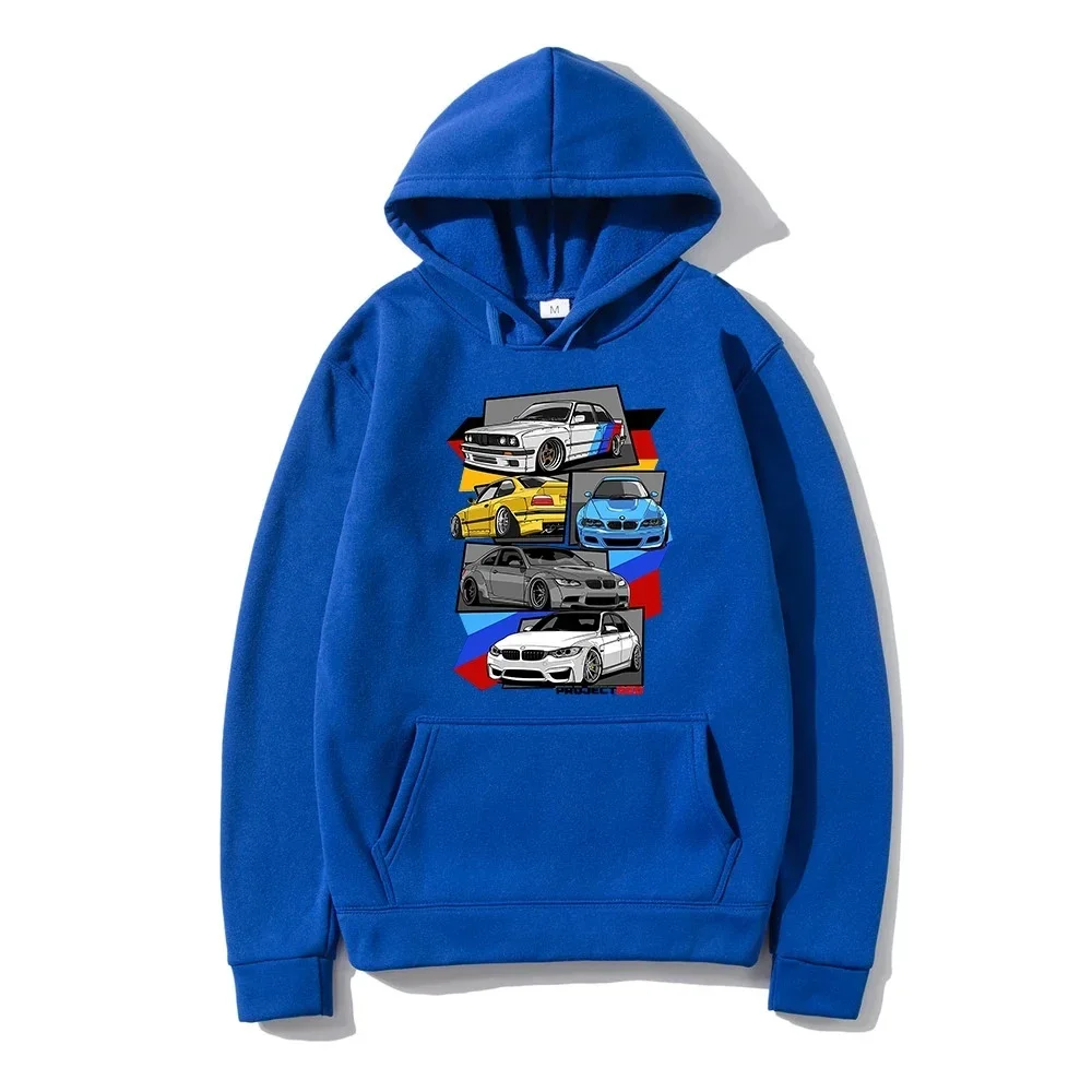 Classic E30 E46 E92 F80 M3 E36 Hoodies Fashion Men Graphic Initial D Hoodie Unisex Hip Hop Pullover Sweatshirt Car Graphic Hoody 4