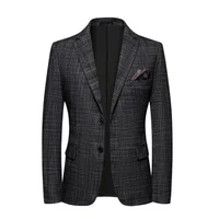 High Quality 2023 New Men's Fashion All-in-one Banquet Korean Version Slim Handsome Trend Business Casual  Four Seasons  Blazers 2