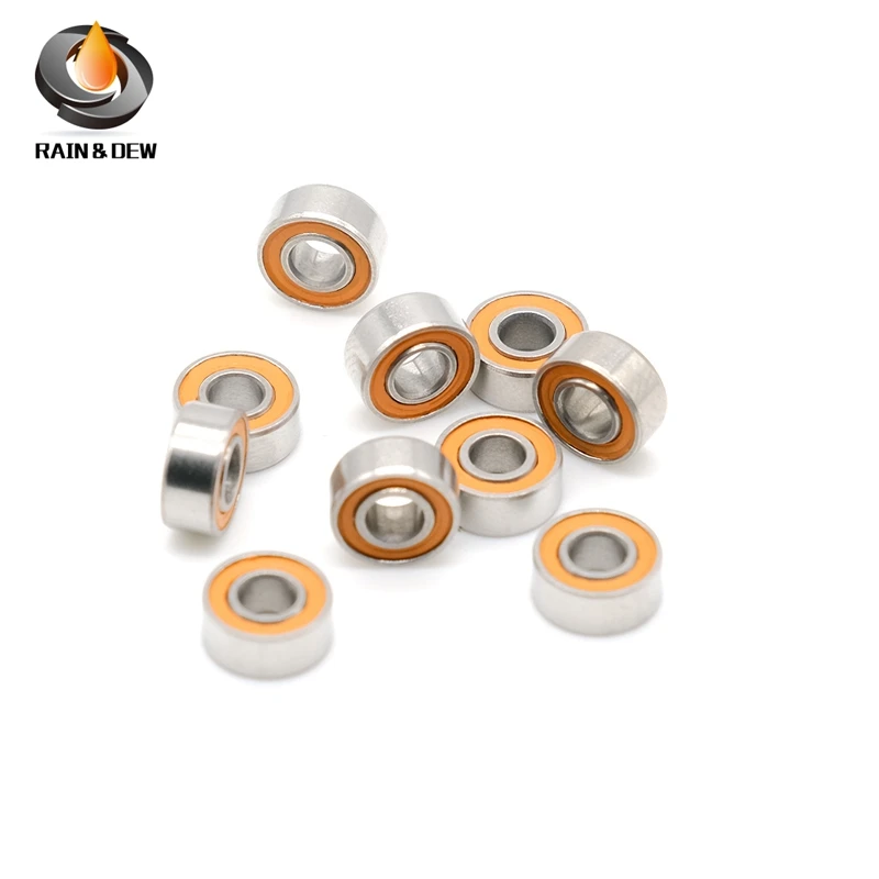 1PCS S683RS CB 3x7x3mm 스테인레스 스틸 하이브리드 세라믹 볼 베어링 ABEC-7 그리스 없음 빠른 회전 여러 모델 포함