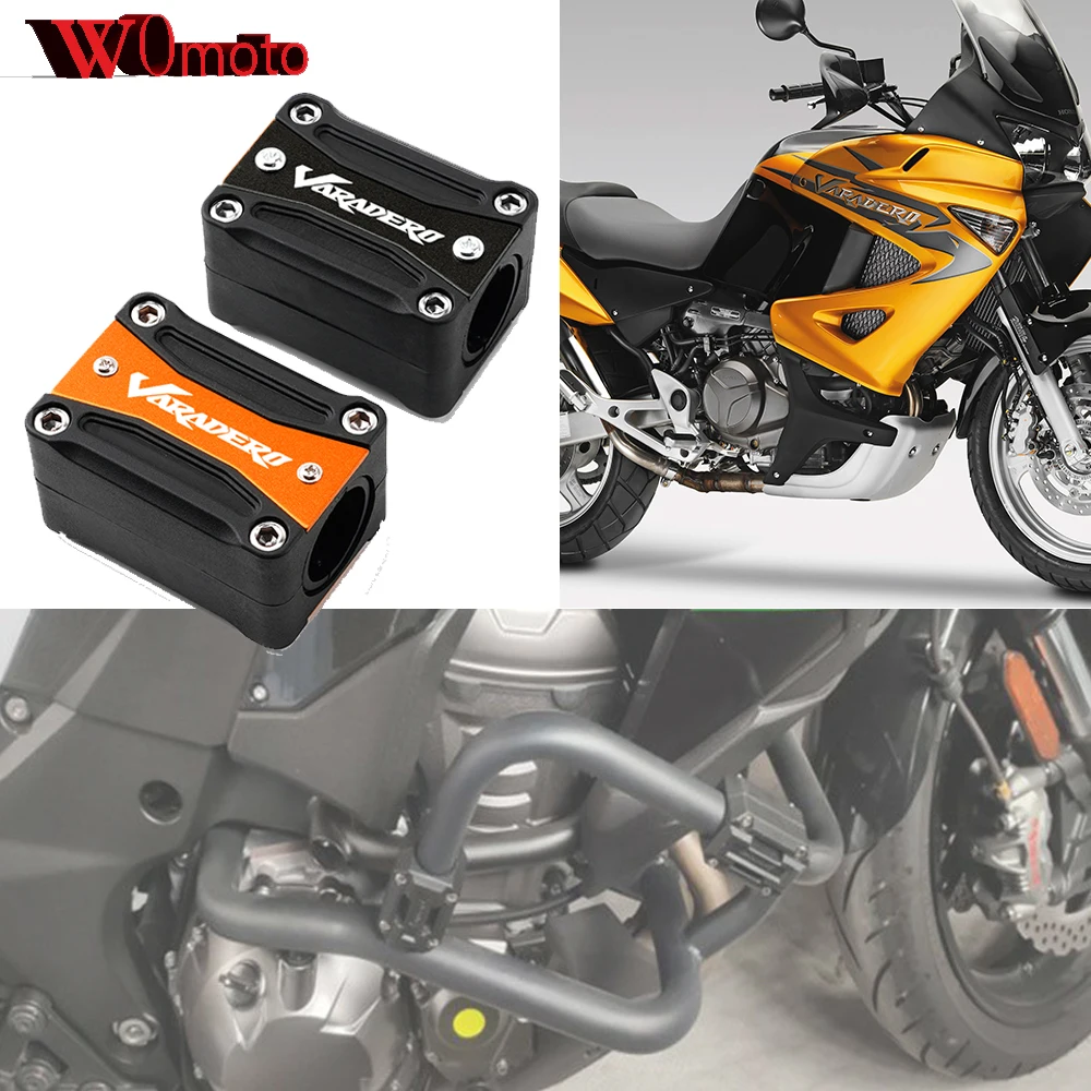 Motorcycle Bumper Engine Guard Protection Block 25mm Crash Bar