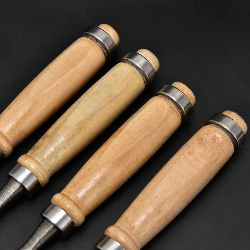 4 Pcs Wood Carving Chisels Set Professional for Woodworking