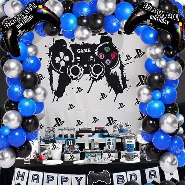 Video Game Birthday Party Decorations for Boys, 10 Years Old Birthday Party  Supplies, Level Up 10 Unlocked Banner - AliExpress