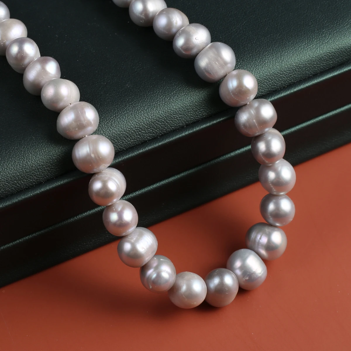 High Quality 100% Natural Freshwater Pearls Gray Beads 11-12mm for Jewelry Making DIY Necklace Bracelet Accessories Gift 36CM