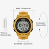 Upgrade Movement Digital Watches For Men Waterproof 50M SYNOKE 9813 Sports Watch Men Big screen Easy to Read reloj hombre 3