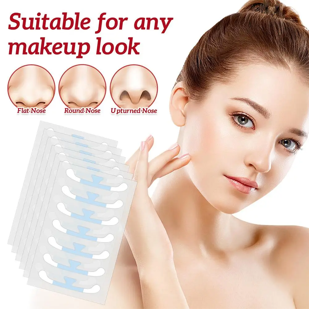 Nose Shaper Shrink Nose Patch Cosplay Special Nose Slimming Shrink Strip Slimming Invisible Beauty Patch To Create Exquisite Makeup