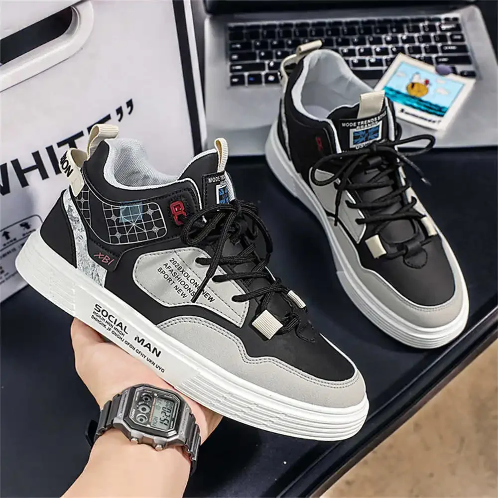 39-40 ete brown men's sneakers snackers shoes men sneskers men sport trainers collection genuine brand jogging high brand YDX2