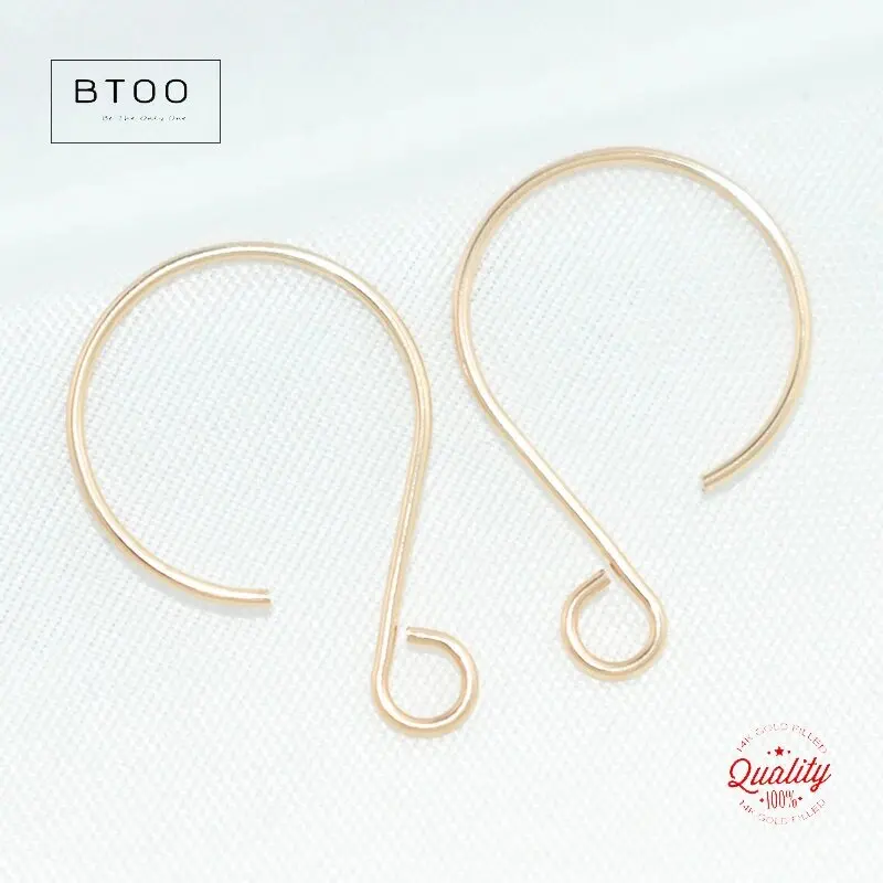 14K Gold gefüllter Ballon-Ohrdraht.032" (.81mm) Gold-Ohrdraht für die Schmuckherstellung Handgefertigte Ohrringe Zubehörverschlüsse für Schmuck – Detail 12