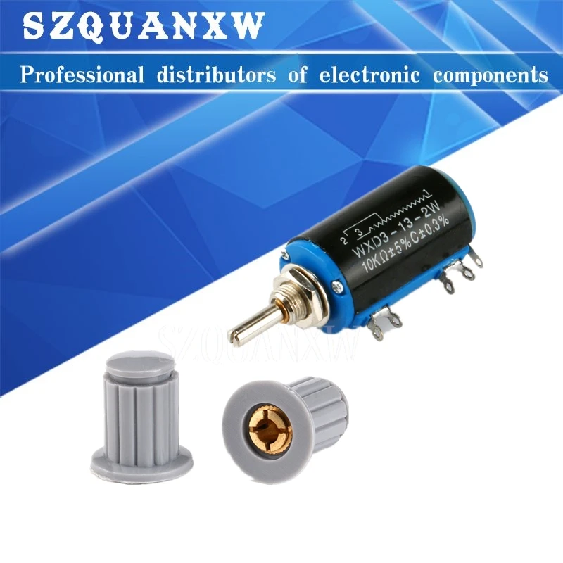 

1 шт., диагональ 100, 200, 220, 470, 680, 1K, 2,2 K, 3,3 K, 4,7 K, 5,6 K, 10K, 22K, 33K, 47K, 6,8 K, Ом, WXD3-13-2W 2 Вт, проволочный потенциометр