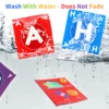Baby Cloth Card Super Soft Exquisite Pattern Washable Non-Fading Tear-resistant Boost Color Cognition Toddler Alphabet Book 4