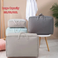 Bedroom Quilt Storage Bag Non-woven Large Capacity Quilt Organizer Storage Sundries Clothes Organizer Moving Luggage Packing Bag 1