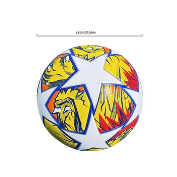New 1pc Durable Size 5 Soccer Ball - High Elasticity Ball Training And Competition 6