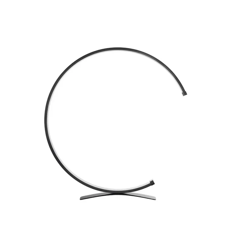 모던 미니멀리스트 LED 테이블 램프, 맞춤형 장식 테이블 램프, 머리맡 야간 조명, 장식 크리에이티브 아트, 2024C 모양