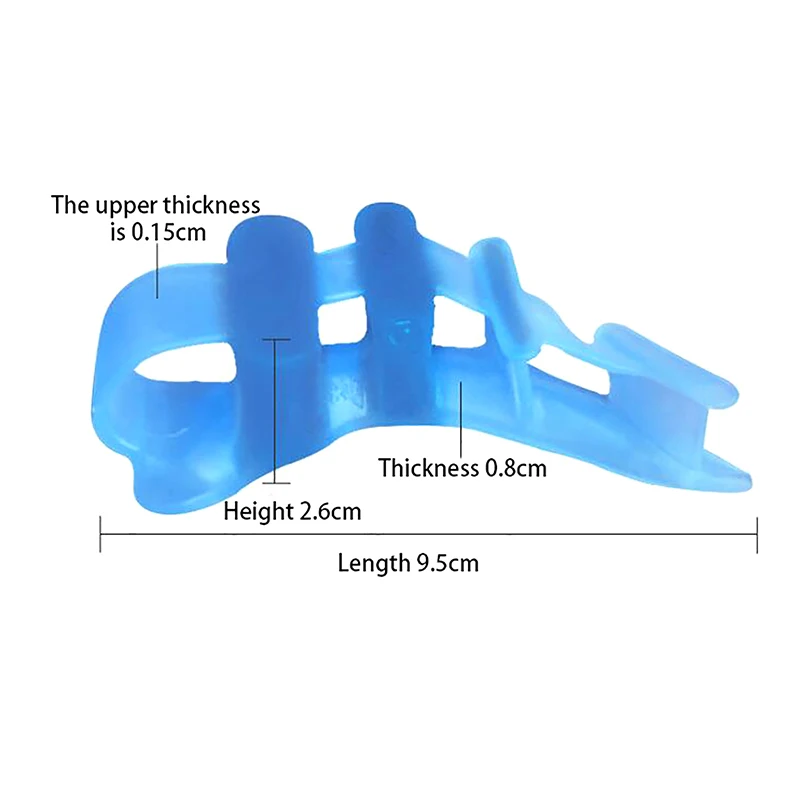 1 Pair Silicone Toe Spacers for Proper Alignment of Toes, Bunion and Hammer Toe Straighteners for Running and Yoga Practice