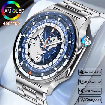 2024 New For OPPO Watch X Smart Watches NFC 4GB Memory Music Video Bluetooth Call Waterproof AMOLED Smartwatch For TWS Earphones 1