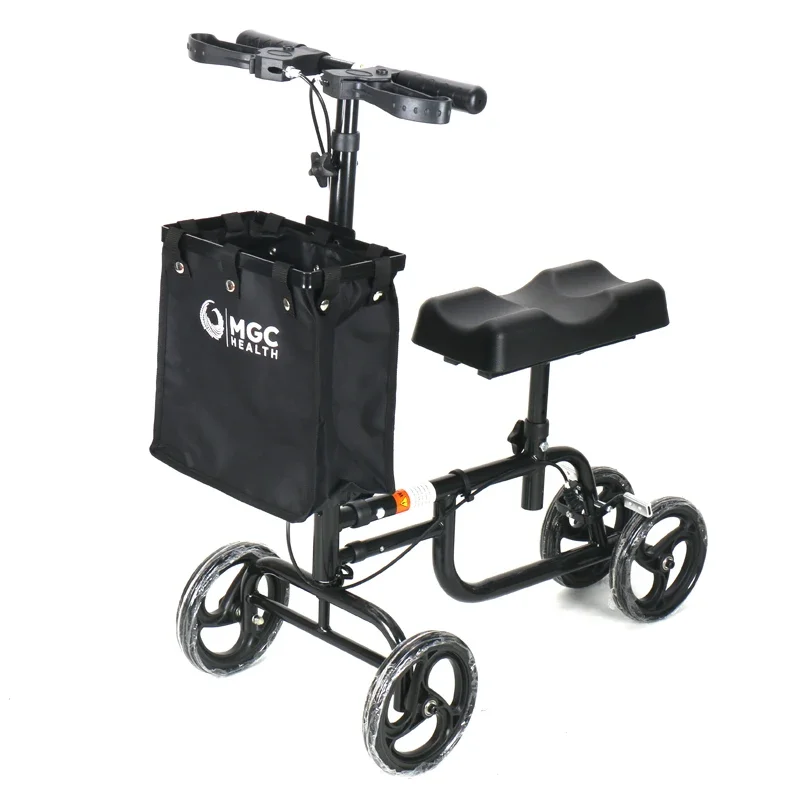 Leg Injury Rehabilitation Knee Mobility Scooter, Wheeled Walkers for Elderly, Comfortable Support Assisted Mobility Crutches 5