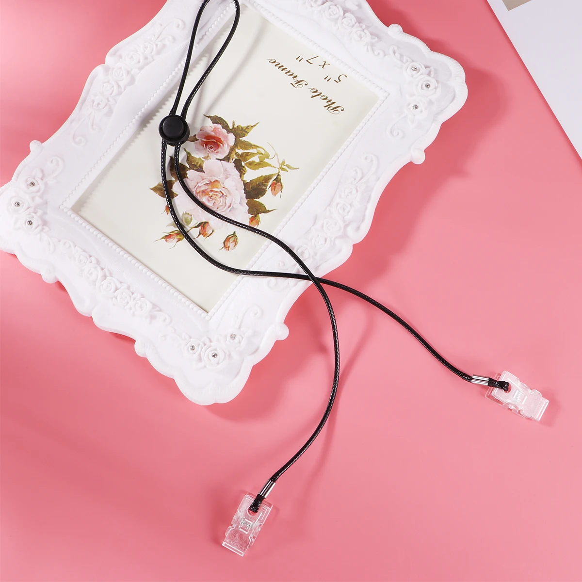 Napkin Clip Napkin Lanyard Bib Flexible Chain Supplies Holder 5PCS for Dining Hall Drawing Studio Dental Clinic Home towel and napkin holder