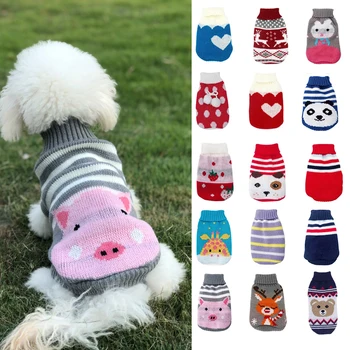 Coat Winter Pet Clothing Warm Dog Clothes Cat Sweater Pet Supplies for Chihuahua Bulldogs Puppy Costume Small Medium Dogs 1