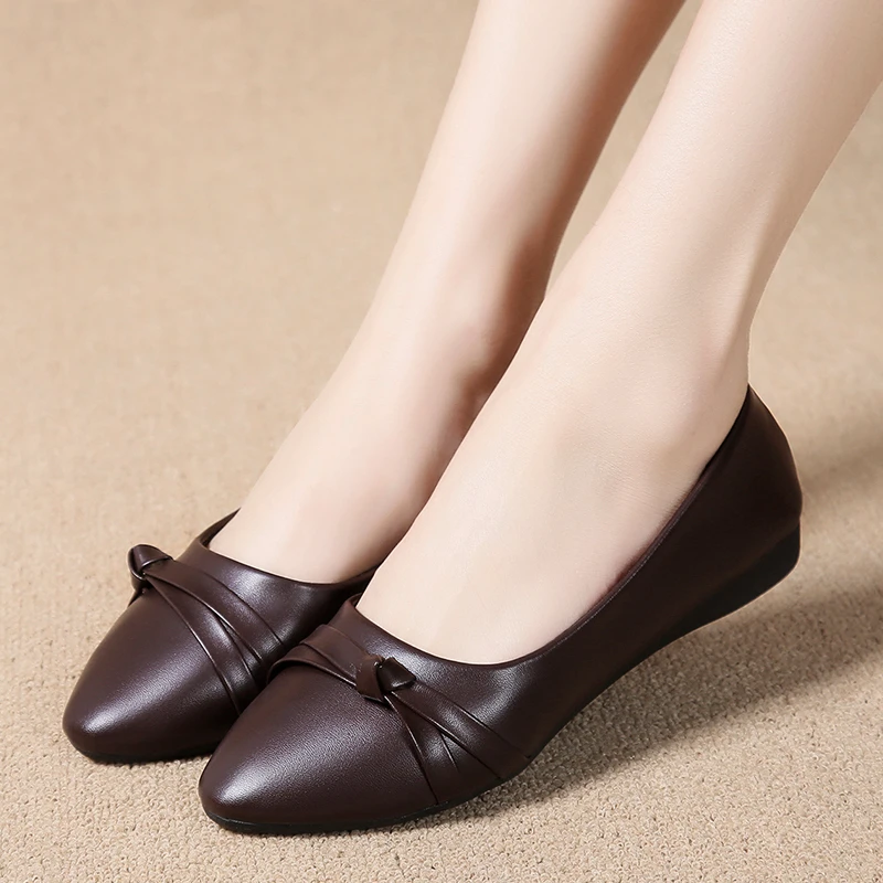 

Shoes for Women 2024 high quality Fashion Women's flats elegant concise loafers solid pointed toe flat with zapatillas de mujer