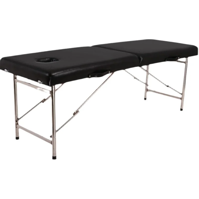 Mattresses Tattoo Salon Bed Massage Esthetician Spa Pedicure Folding Bed Portable Bench Cama Masaje Massage Furniture LJ50MB face pedicure massage bed portable knead tattoo beauty massage bed folding examination camilla masaje beauty furniture bl50md