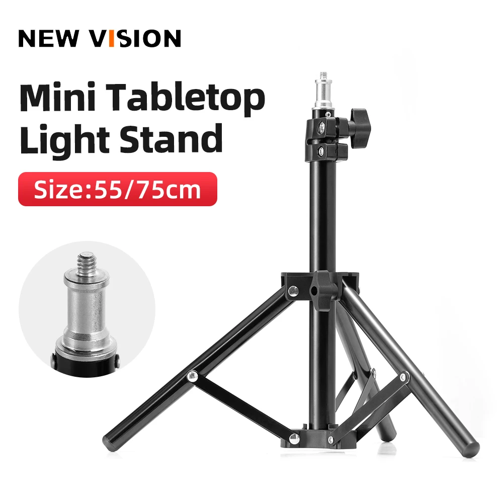 55cm 75cm MIni Tabletop Light Stand Tripod Background Support for Photo Studio Flash LED Video Light Softbox Umbrellas light stand photographic light stand