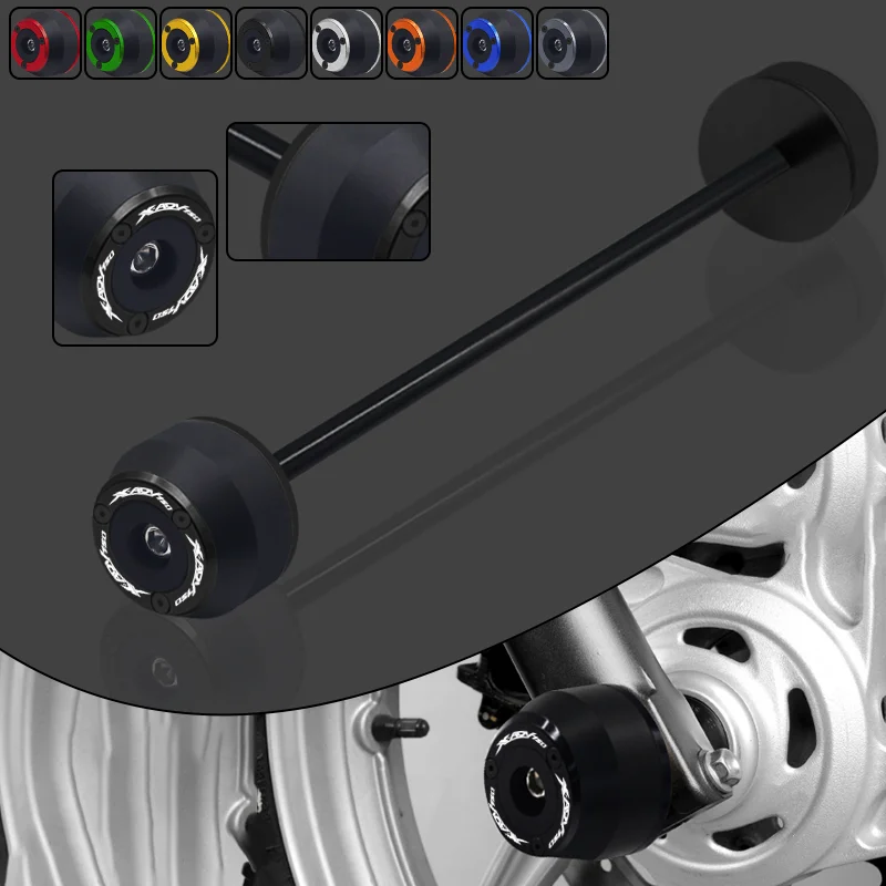 Moto Cnc Anteriore Assale Posteriore Cursori Forcella Protezione Anticaduta Kit Crash Pad Per Honda Cbr400R Cbr500R Cb400F/X Cb500F/X