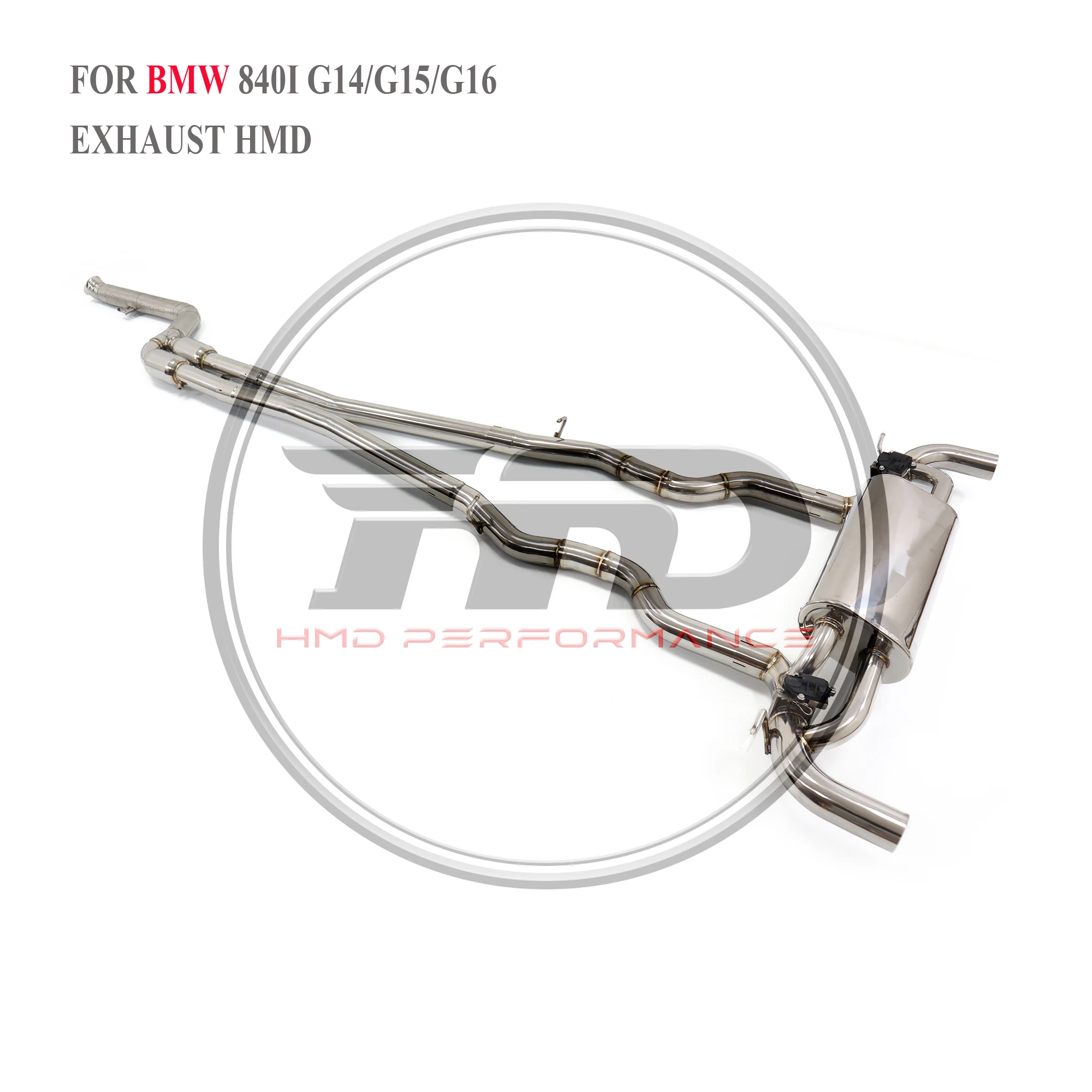 

HMD Stainless Steel Exhaust System Performance Catback For BMW 840i G14 G15 G16 B58 Engine 3.0T 2019+ Muffler With Valve