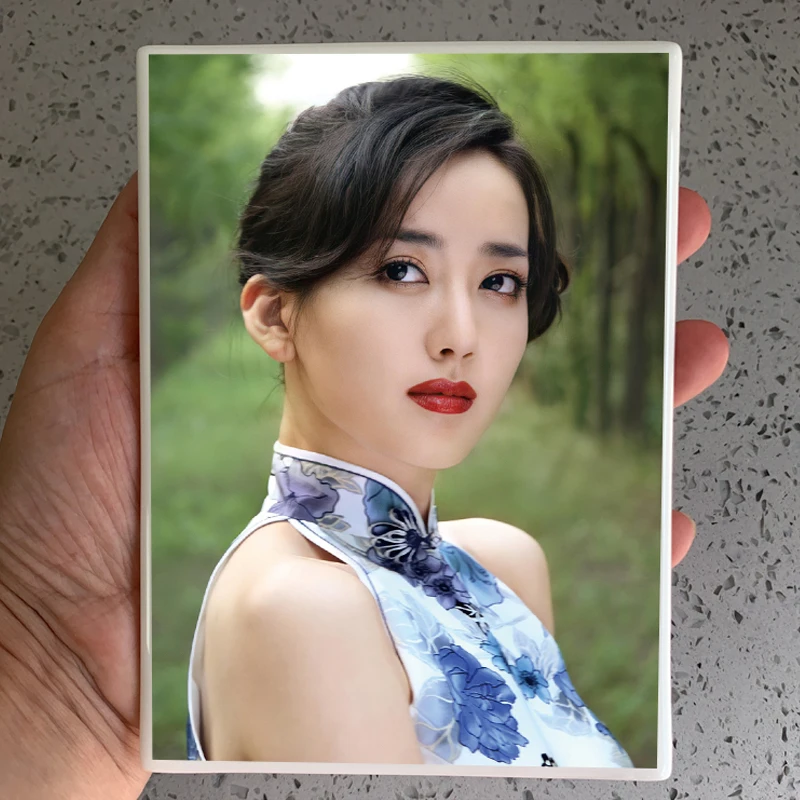 Photo Frame Personalized Ceramic Photo for Headstone Waterproof Picture Frame for Grave Cemetery Tombstone Picture Memorial Photo