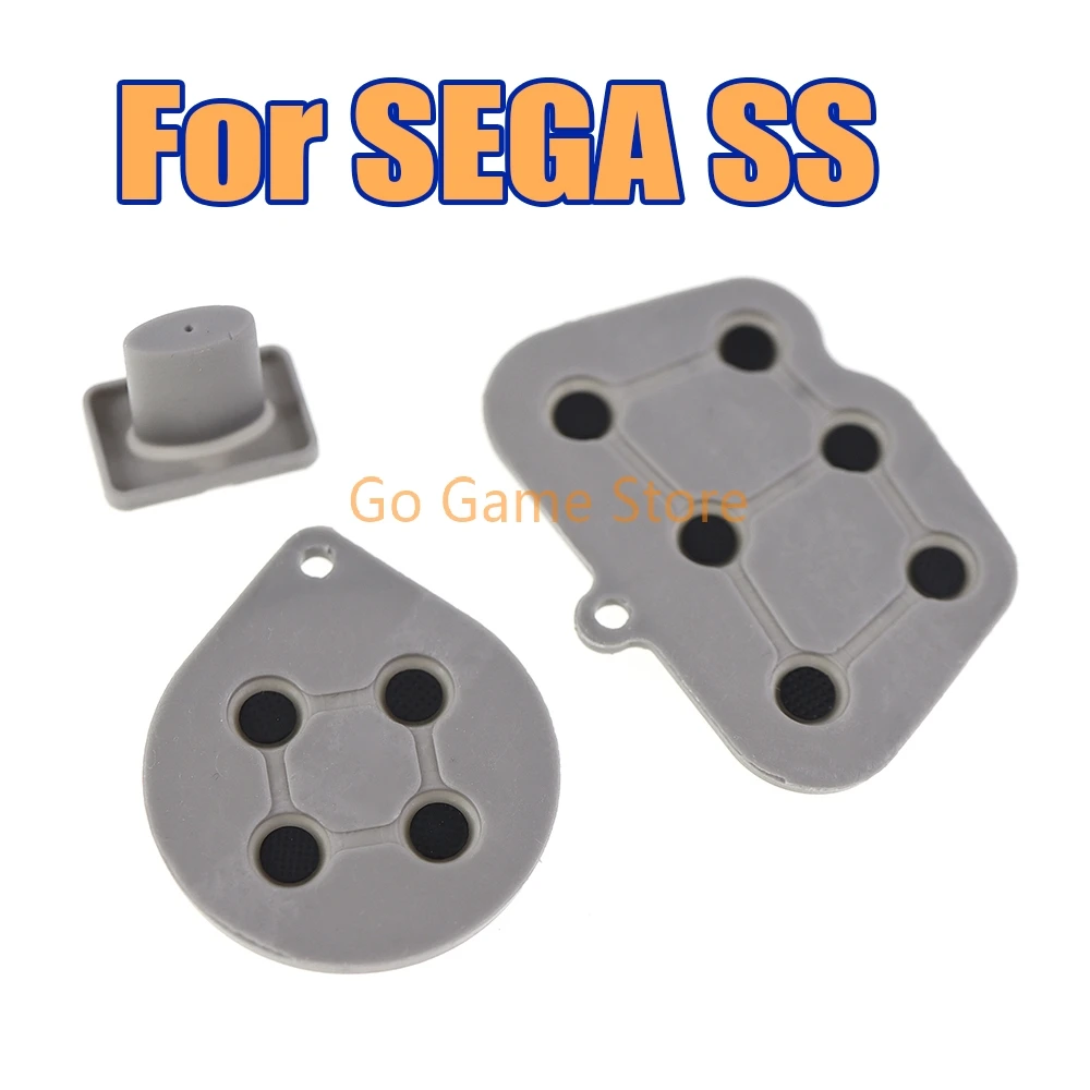 1Set Per Sega Saturn Ss Controller Pulsante Adesivo In Gomma Conduttiva Siliconica