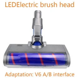 Brosse d'Aspirateur Dyson V6 A/B, Tête de Plancher, Rouleau, Moelleuse 