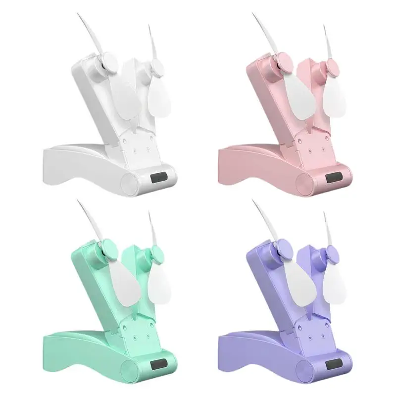 

Rechargeable Personal Mini Fan For Bedroom, Small Portable Fan, Camping Air Circulator Cooling, Three-Speed For Commuting