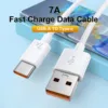 42007-c014d6.jpg Cable USB type-c 7A 100W pour recharge rapide et transfert de données