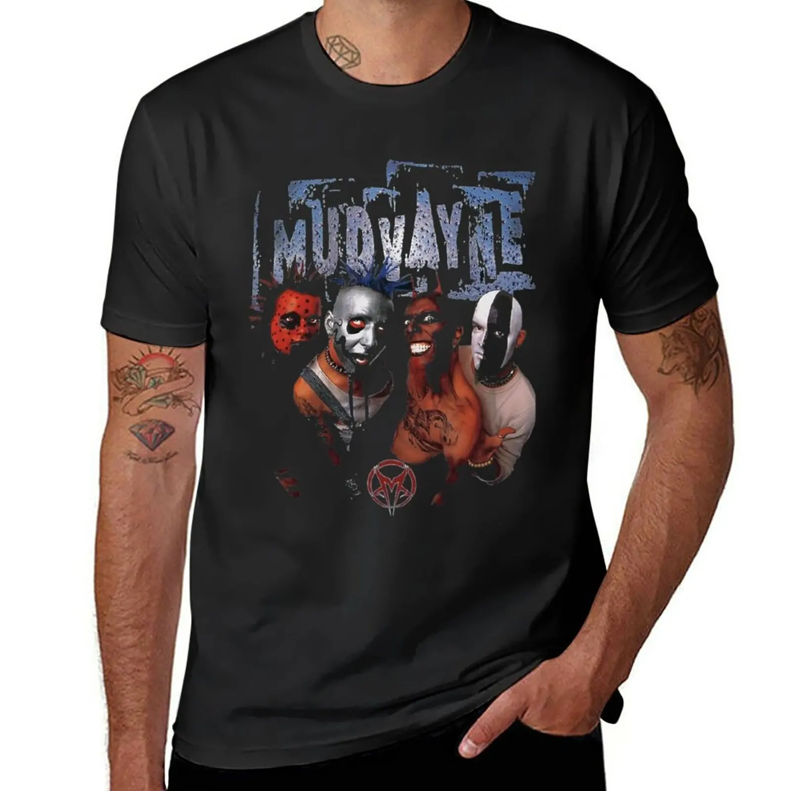 

Новинка, футболка mudvayne band из тяжелого металла mudvayne, новинка, футболка, Винтажная футболка, Мужская хлопковая футболка s