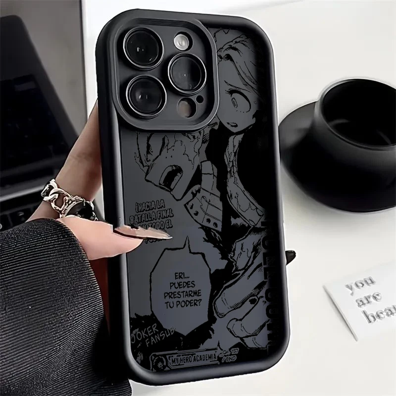 thumbnail image 1 of Cool My Heroes Academia Anime para iPhone 15 14 13 12 11 Pro Max XS Max X XR 7 8 Plus 6S Eye Ladder Phone Case, 1 of 5
