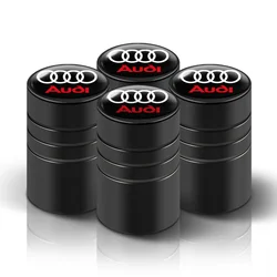 4 - Piece Set: 3D Aluminum Wheel Tire Air Valve Caps (D)