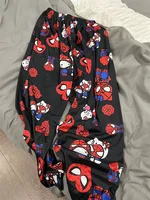 2025 New Hello Kitty Spider-man 3D Loose Pajama Pants Women Men Cartoon Sleep Long Pants For Autumn Fashion Trousers Kid/Adult