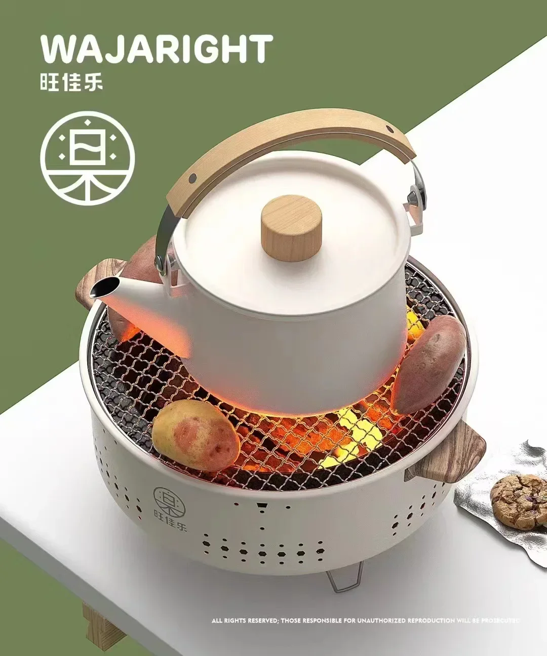Home Furnace Tea Cooking Household Indoor Full Set Roasted Can Net Red Roasting Fire Heating Charcoal Stove Outdoor