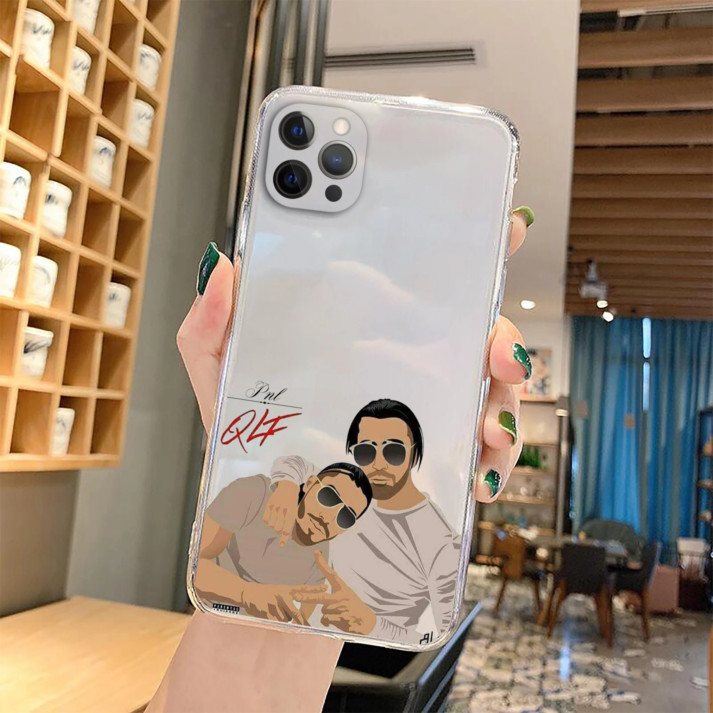 Sleek PNL QLF Rapper Singer Silicone Phone Case