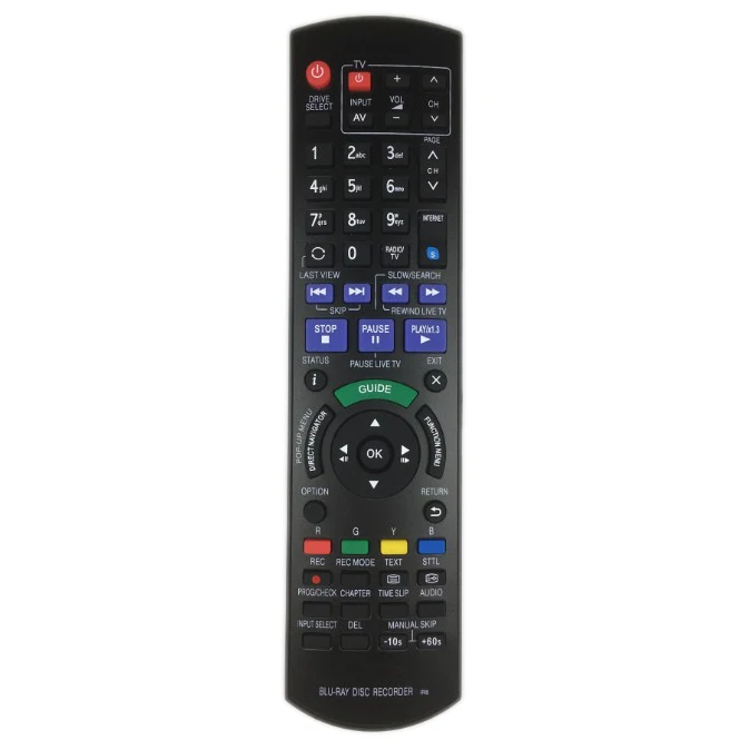 

Replaced DVD Recorder Remote Control for Panasonic N2QAYB000755 N2QAYB000344 N2QAYB000780 N2QAYB000781