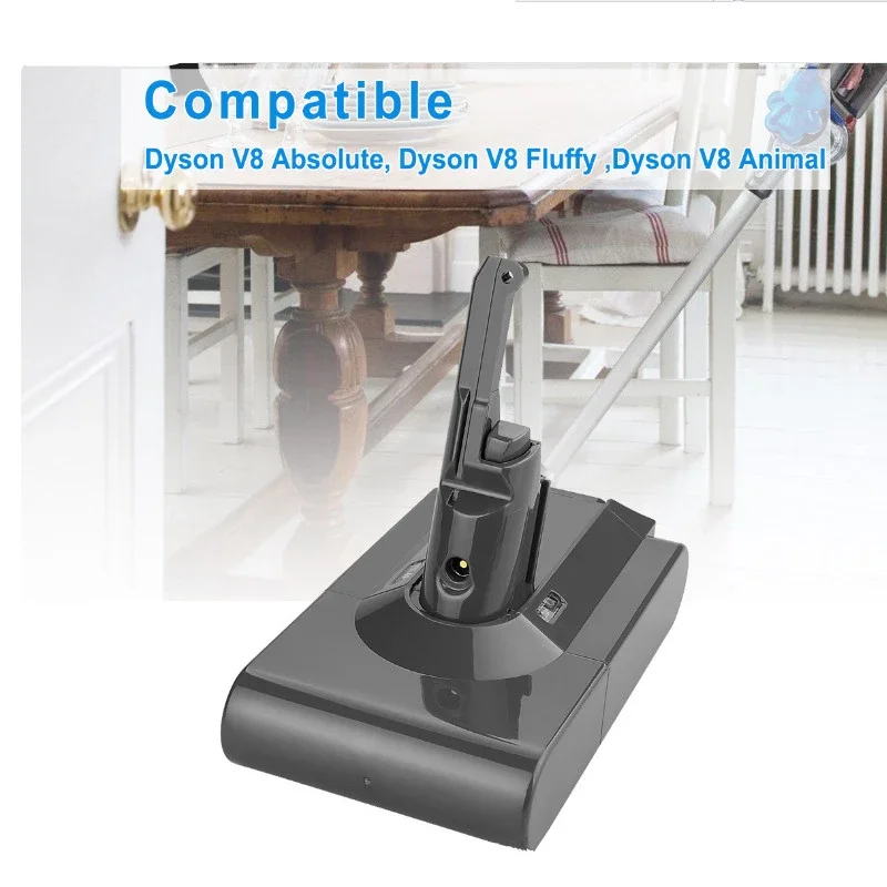 Dyson V8 21.6 V 98000mAh Acumulator de schimb pentru Dyson V8