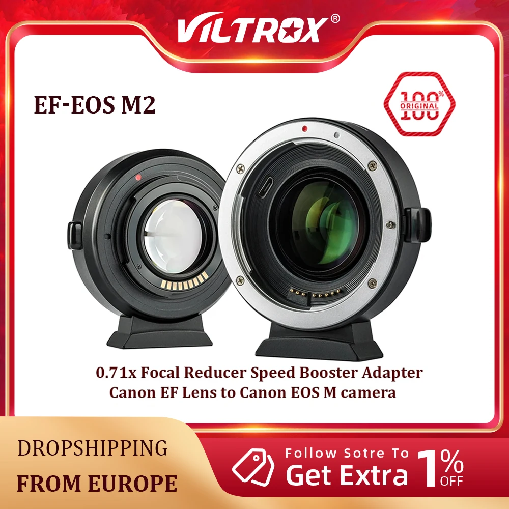 thumbnail image 2 of Pro Focusing Infinity Speed Booster - M42 Lens To Micro Four Thirds Adapter With Optical Glass 2 of 6